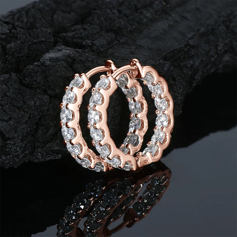 Women Classic Jewelry Top Sale Rose Gold Plated Earring